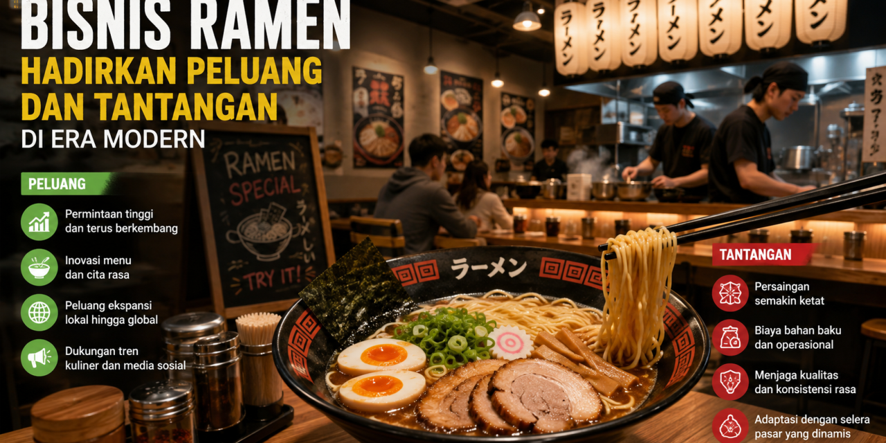 Bisnis Ramen Hadirkan Peluang Dan Tantangan Di Era Modern