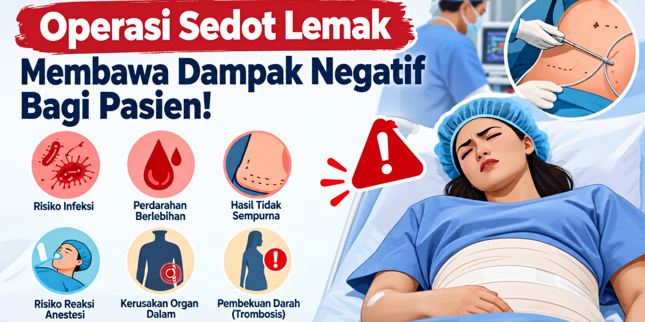 Operasi Sedot Lemak Membawa Dampak Negatif Bagi Pasien!