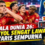 Piala Dunia 26: Spanyol Sengat Lawan, Nyaris Sempurna