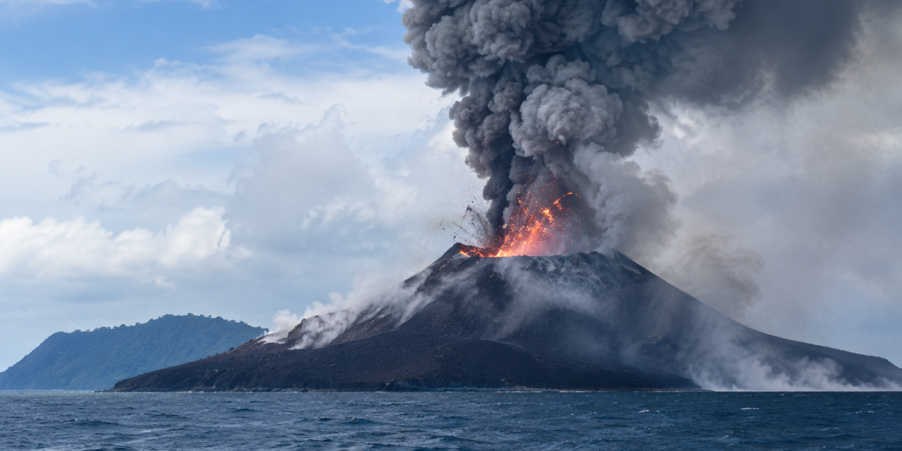Erupsi Anak Krakatau Belum Berhenti, Masih Sisa Letupan Kecil